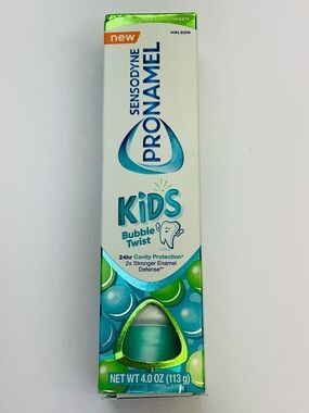🌼4/$10🌼 NIP Sensodyne Pronamel Kids Bubble Twist Toothpaste 4oz Tube Oral Health
